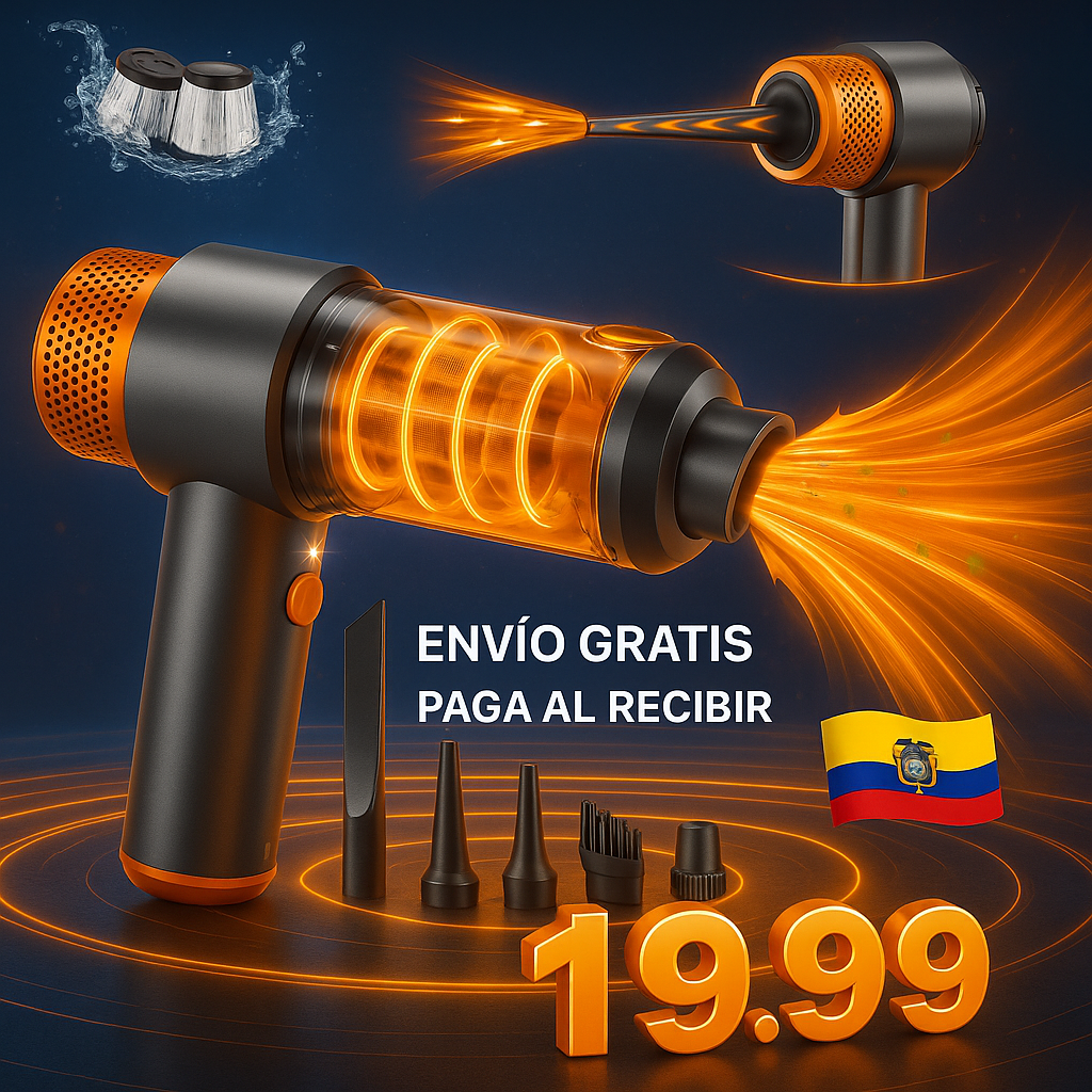 MINI ASPIRADORA 3 EN 1